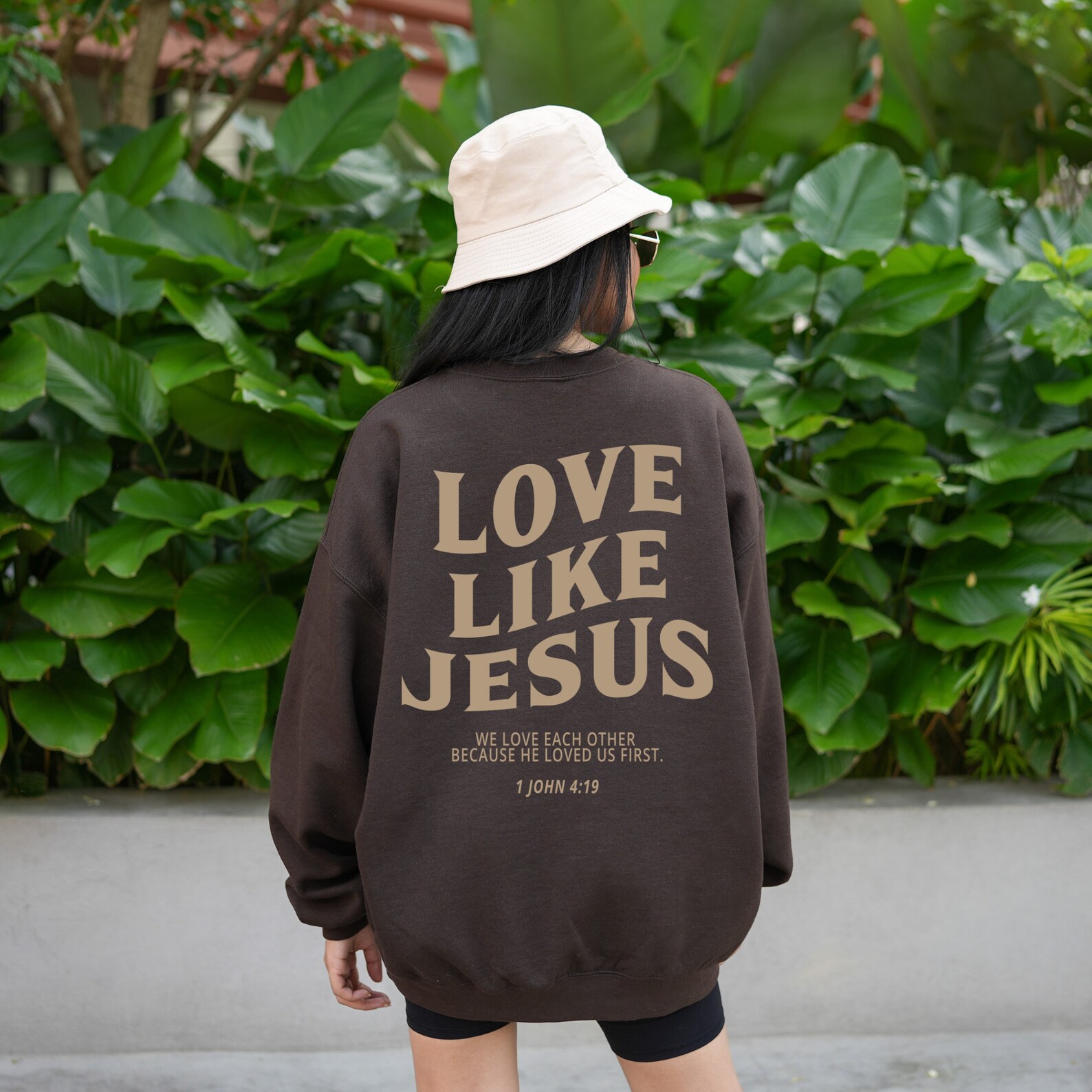 Love Like Jesus Sweatshirt Christian Sweatshirt Trendy Etsy