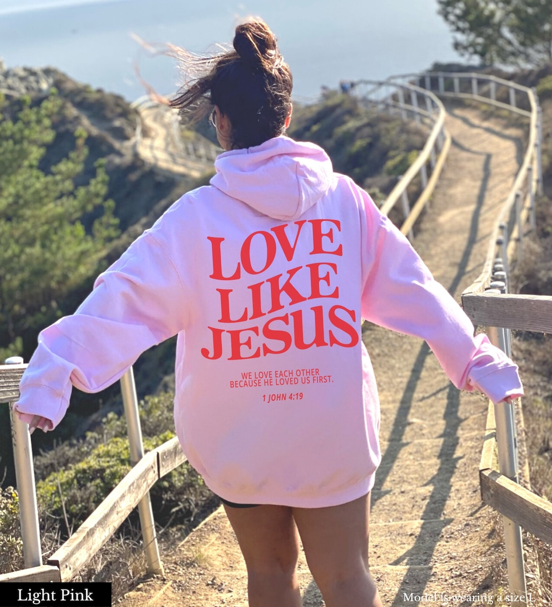 Love Never Fails Christian Hoodie - Fabrics Of Faith