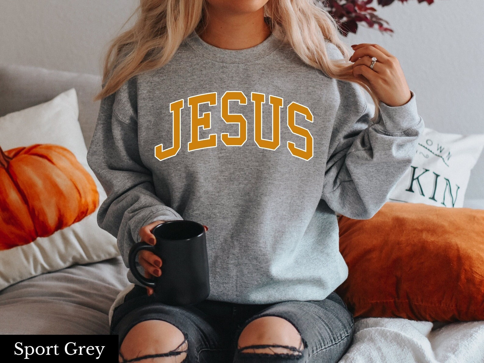 Christian Sweatshirt Trendy Sweatshirt Faith Sweatshirts Crew Etsy