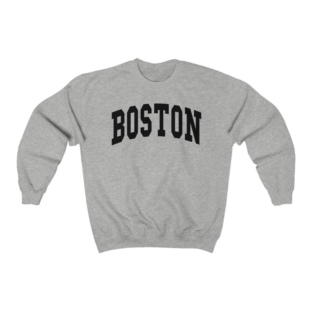 [COSYHARU公式] Boston Oversized Sweatshirt Boston Oversized Sweatshirt - COSYHARU | 60% - Asian Fashion