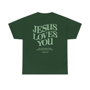 Jesus Loves You Christian Shirt Jesus Shirt Jesus Apparel Bible Verse ...