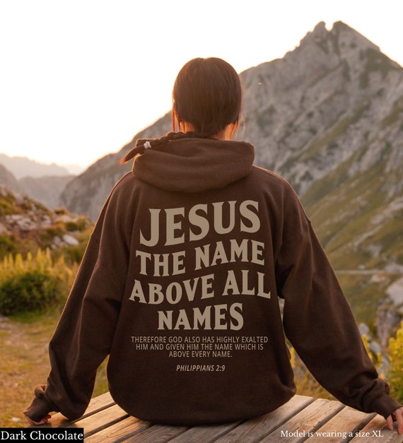 Name Above all Names Boho Hoodie Name Above all Names Boho Hoodie