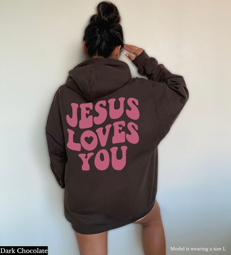 Jesus Love You Hoodie Jesus Hoodie Christian Hoodie Christian Etsy