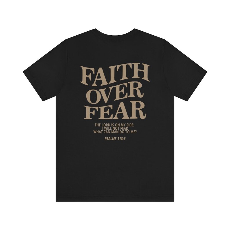 Faith Over Fear Shirt Christian Shirt Aesthetic Shirt Love Like Jesus ...