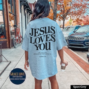 Jesus Loves You Christian Tshirts Christian Shirt Worship Shirt Jesus ...
