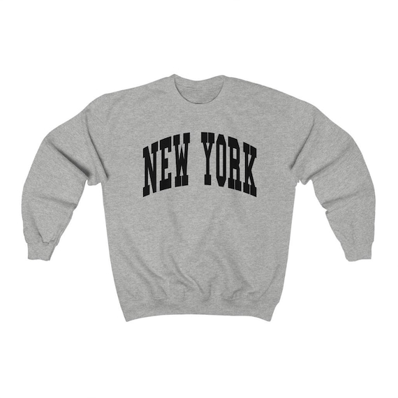 New York Crew Neck New York Sweatshirt New York Shirt Trendy New York Crew Neck New York Sweatshirt New York Shirt Trendy