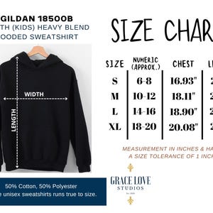 Sudadera con capucha para niños Faith Over Fear, sudadera cristiana, sudadera con capucha de Jesús, sudadera con capucha moderna, ropa estética con versículo bíblico, mercancía cristiana imagen 8