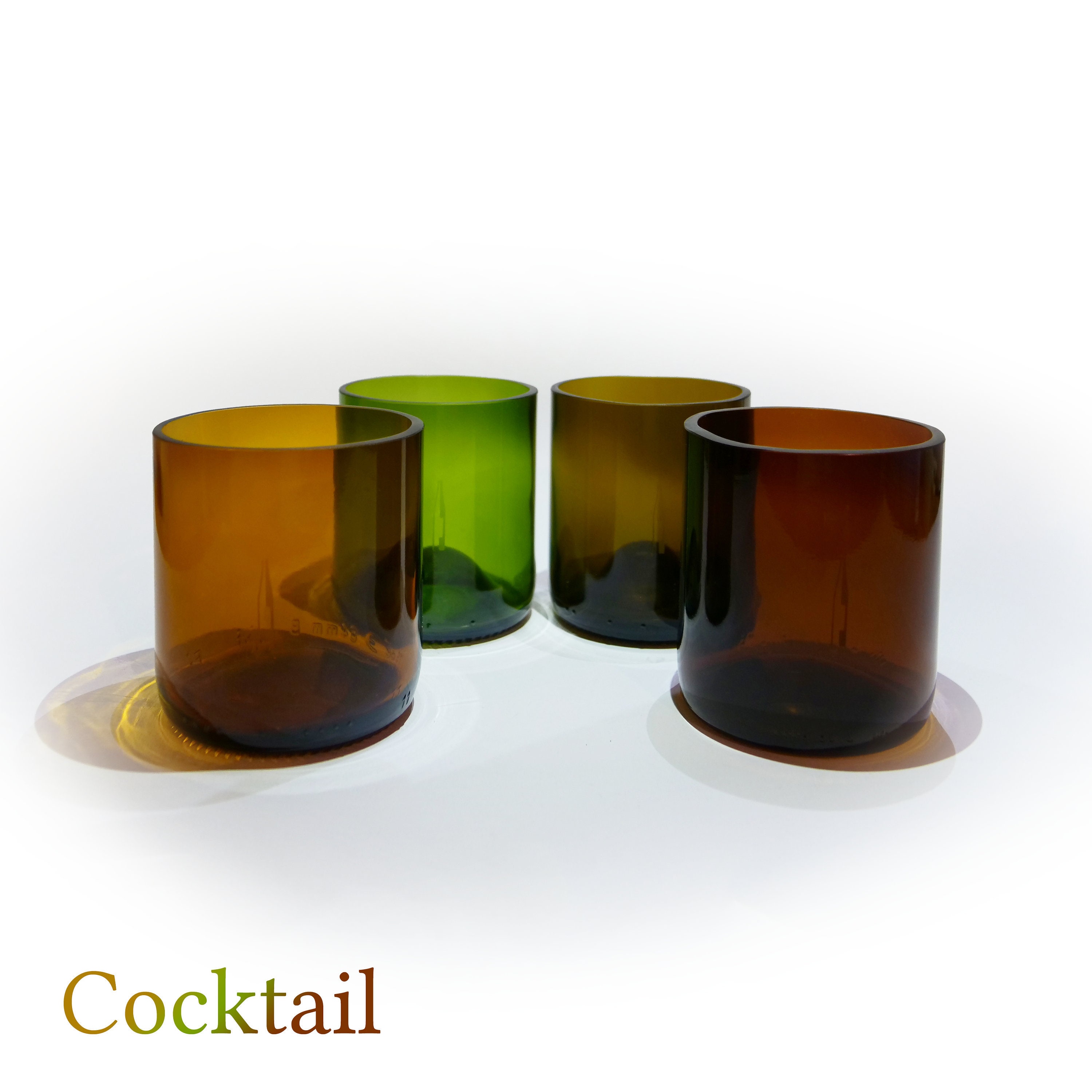 Cocktail Verres Bouteilles de Bières & Vins | 20Cl - Lot 4