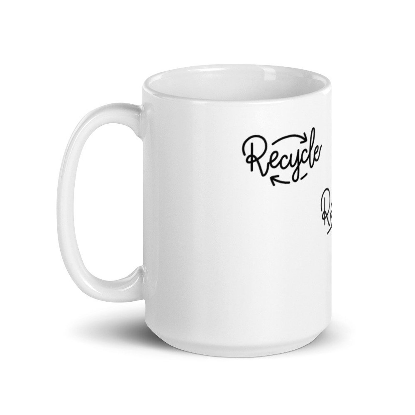 Our Best Ceramic Mug Recycle Reuse Reduce Coffee Mug - Etsy UK