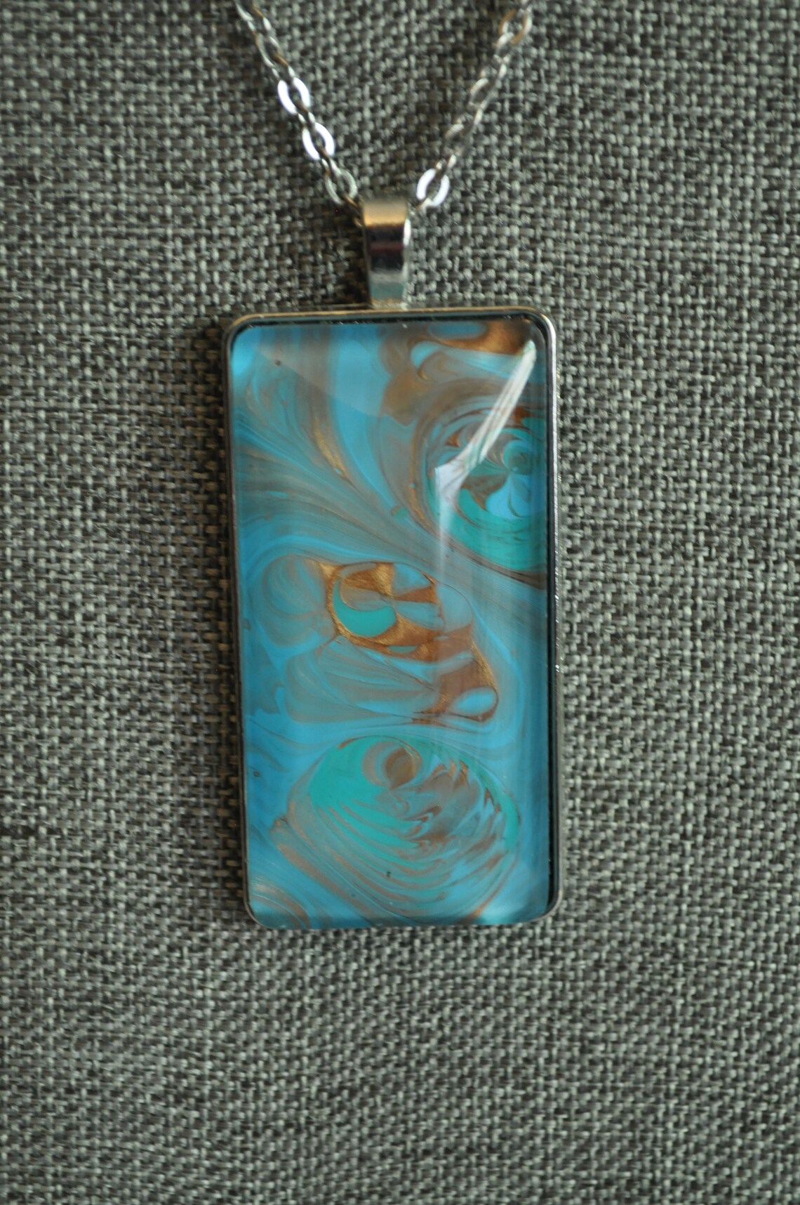 Paint Pour Jewelry Acrylic Pour Pendant Acrylic Pour Etsy