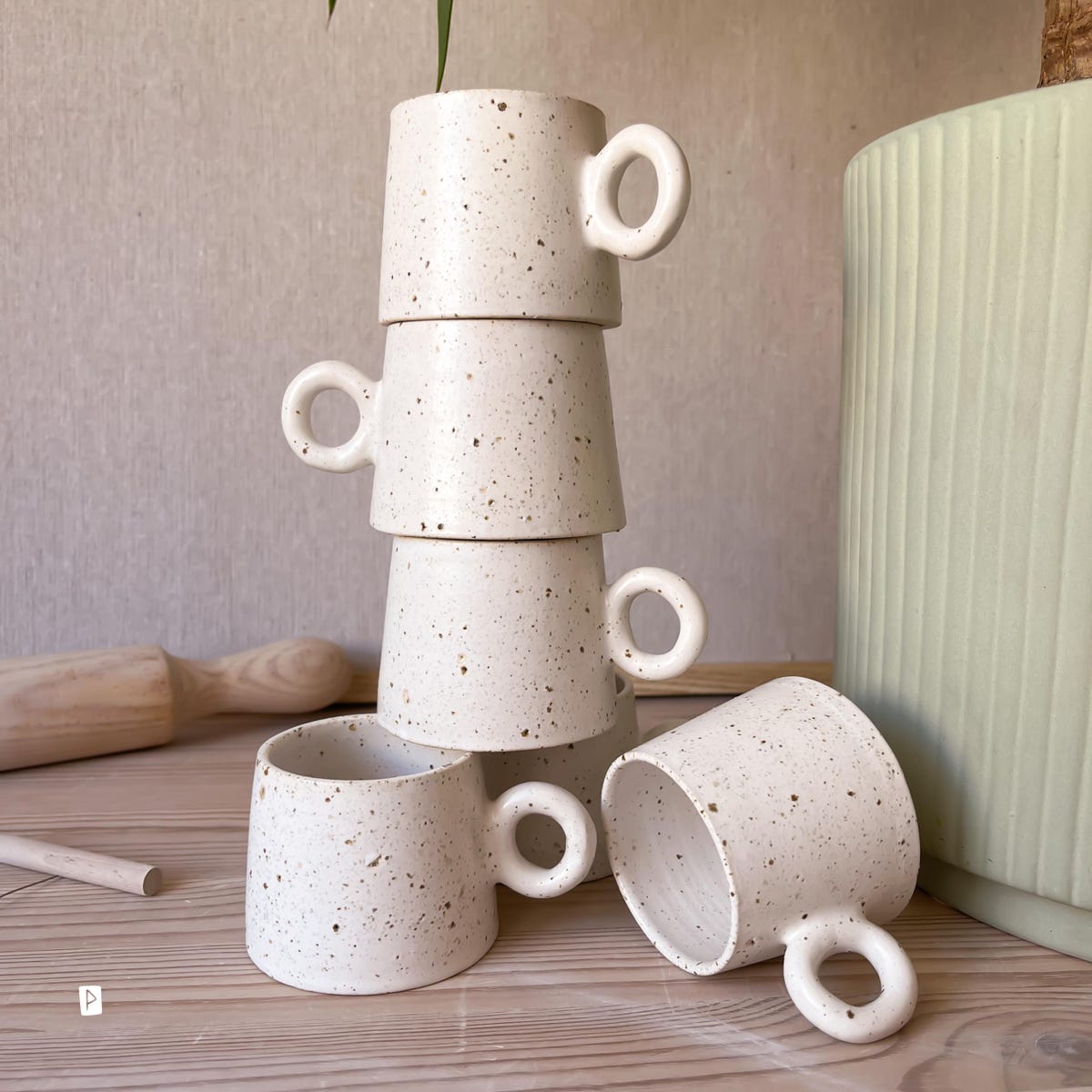 Ceramic Espresso Cups Set of 4