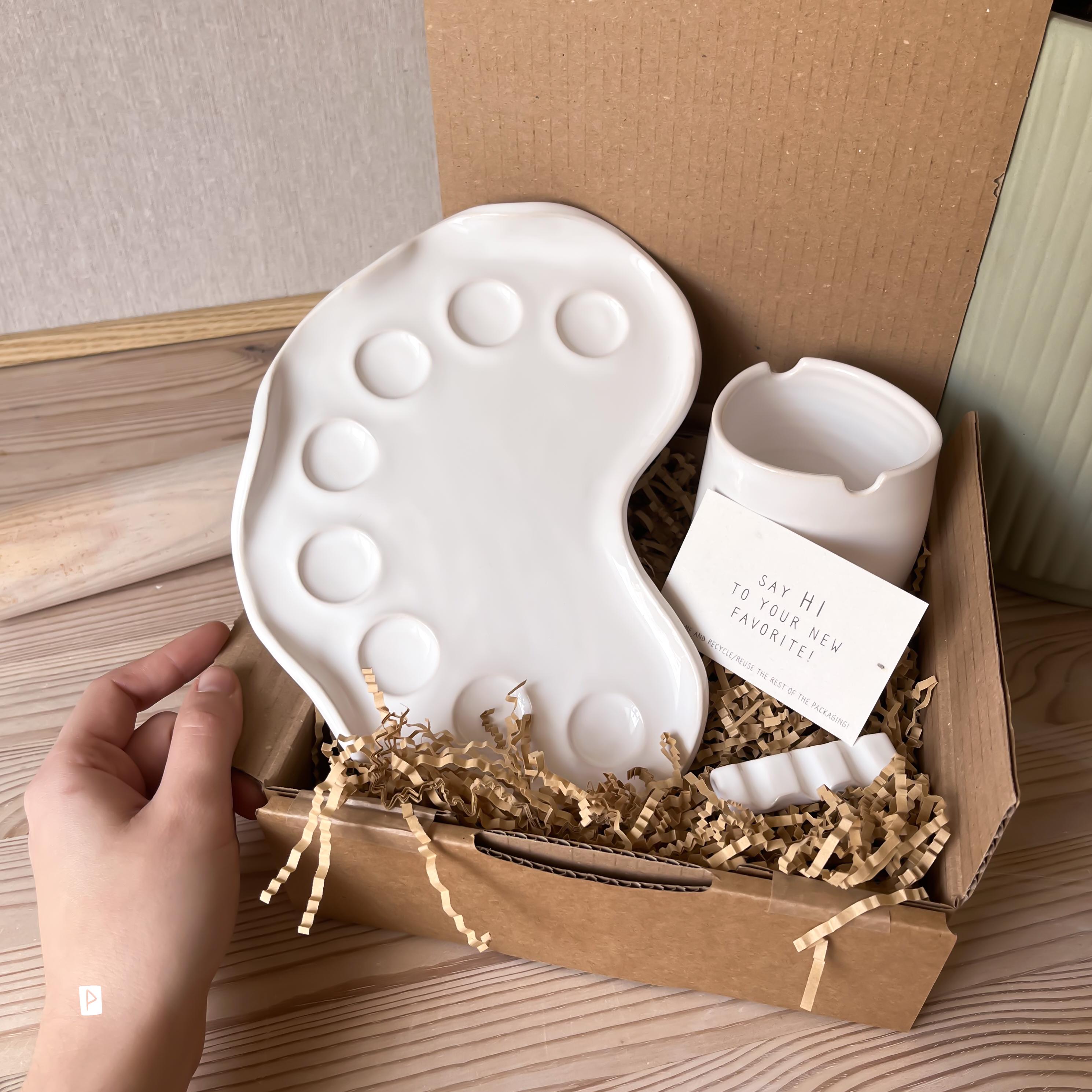 Ceramic watercolor pan - Etsy 日本