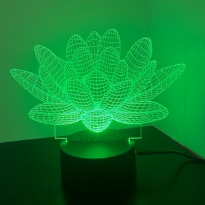 Lámpara LED de ilusión 3d, Lámpara de luz nocturna, Lámpara decorativa como regalo de bienvenida, Luz personalizada, Regalo para él, Lámpara de noche para niños