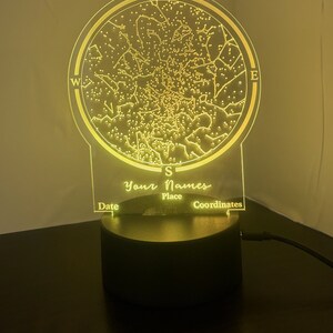 Lámpara LED de ilusión 3d, Lámpara de luz nocturna, Lámpara decorativa como regalo de bienvenida, Luz personalizada, Regalo para él, Lámpara de noche para niños