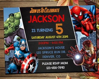The Avengers Geburtstag Etsy