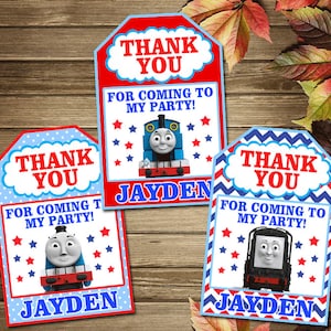 Printable Thomas Train Thank You Tag