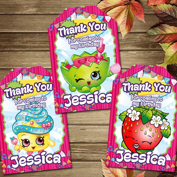 Printable Shopkins Thank You