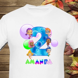 Printable Bubble Guppies Iron On Transfer