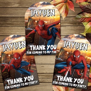 Printable Superhero Thank You Tag
