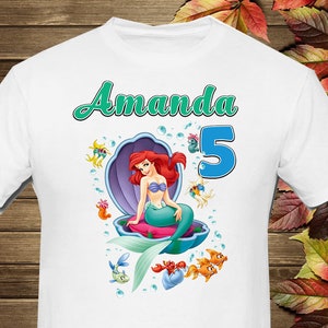 Printable Little Mermaid Iron On Transfer