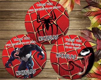 Printable Venom Thank You Tag