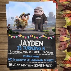 Printable Up Birthday Party Invitation
