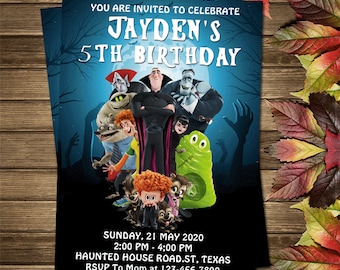 Printable Hotel Transylvania Birthday Party Invitation