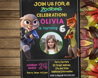 Printable Zoo Birthday Party Invitation