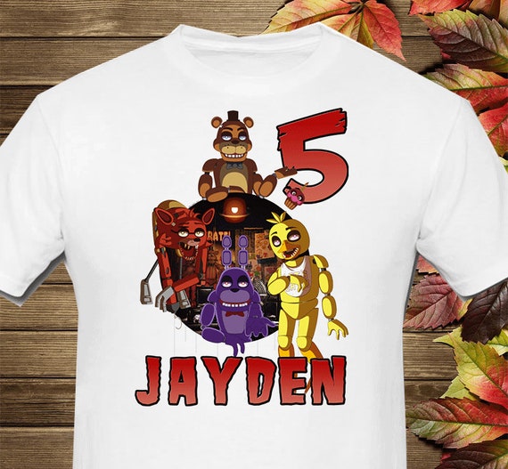 Printable Five Nights At Freddys Iron On Transfer