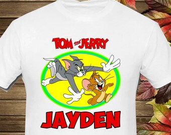 Tom And Jerry Fille Christmas Greetings T-Shirt 
