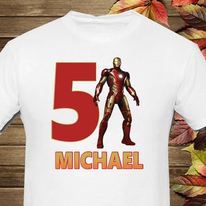 Afdrukbare Iron Man Iron On Transfer