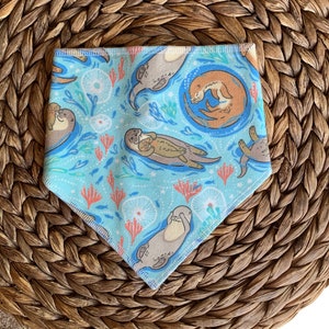 We Otter Be Friends Dog Cat Bandana; Summer Time Bandana; Snapping Bandana