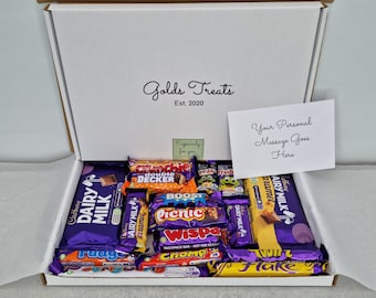 Christmas Cadbury Dairy Milk Chocolate Valentines Mother Day Birthday All Occasions Hamper Gift Treat Send with FREE Personalised Message