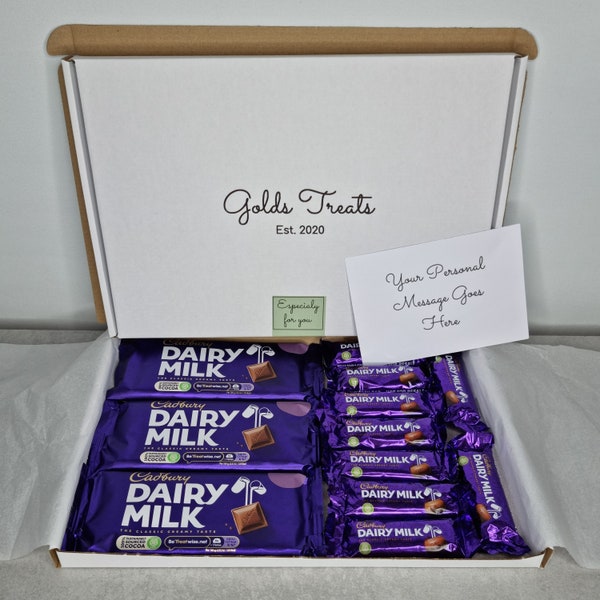 Easter Cadbury Dairy Milk Gift Set Box Chocolate Treat FREE Message Birthday Gift Congratulations Any Occasion