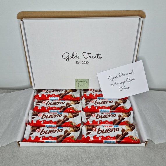 Kinder Bueno Hippo Hazelnut Ferrero Chocolate Selection Box Treat FREE  Message Mothers Day Birthday Valentines Easter Gift Any Occasion - Etsy
