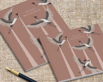 Hoge kwaliteit schetsboek gepersonaliseerde print | Binnenpagina's wit onbedrukt | Ideaal als kleurboek, dagboek, notitieboekje, vriendenboek