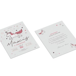 Einladungskarte Kindergeburtstag individuell gestaltet | personalisierte Einladungskarten | 2-seitig | DIN A6 | 350 g/m2 Karton | DOWNLOAD