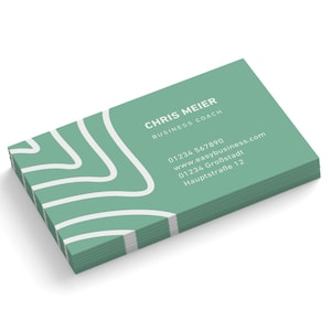 Personalize e imprima cartões de visita, design de cartão de visita em diversas cores, impressão de alta qualidade em 1 ou 2 lados