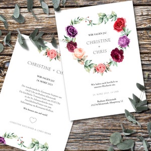 Hochzeit | Goldene | Silberne Einladungskarten online individuell gestalten | personalisieren | bedrucken | Eheschließung | Jubiläum