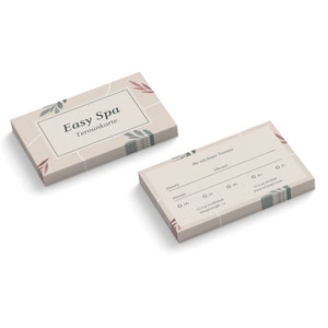 Afspraakkaartjes gepersonaliseerd | Afspraakkaartjes ontworpen, gepersonaliseerd, gedrukt, afgeleverd | Afsprakenbonnen printen van 50 tot 1000 stuks