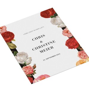 Cartes de ballons roses personnalisées, cartes de vœux de ballons pour occasions spéciales avec roses, cartes de ballons de fleurs avec texte personnalisé