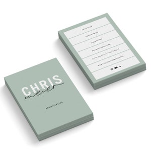 Personalizar tarjetas de visita | imprimir tarjetas de visita personalizadas | en diferentes colores | 85x55mm | Impreso a 1 o 2 caras
