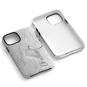 Gepersonaliseerde mobiele telefoonhoes met naam, ontwerp je eigen smartphonehoes, individuele mobiele telefoonhoes, personaliseer handbeschermingshoes