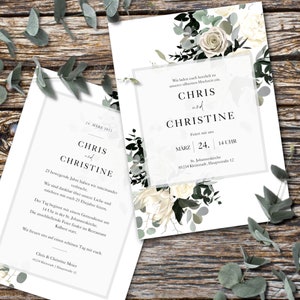 Goldene | Silberne Hochzeit Einladungskarten online individuell gestalten | personalisieren | bedrucken | Eheschließung | Jubiläum