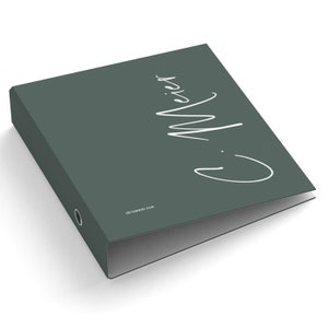 A4 folder personalized with name, personalized folder A4 folder wide, ring binder individually designed, folder sturdy + high quality