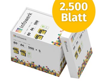 Carta per fotocopie A4 Impulse 75 g/m² Risma da 500 fogli