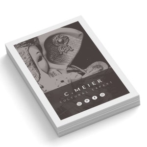 Visitenkarten mit eigenen Daten personalisiert | exklusives Visitenkarten Design zum Anpassen und Drucken | 1- oder 2-seitig | 350g/m Matt
