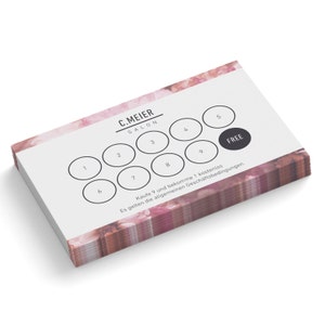 Imprima tarjetas de bonificación de alta calidad | Tarjetas de fidelización de clientes personalizadas impresas con tus datos | Tarjetas de regalo personalizables | 50 - 1000 piezas
