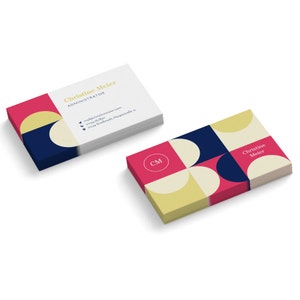 Visitenkarten in verschiednen Farben drucken | personalisierte Businesskarten mit deinen Daten bedruckt | 85x55 mm | 1- oder 2-seitig