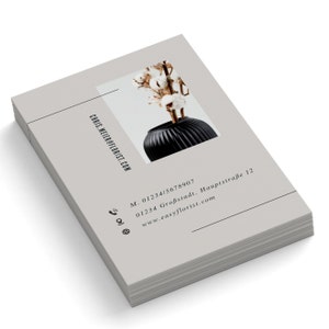 Visitekaartjes gepersonaliseerd en bedrukt met jouw gegevens | gepersonaliseerde visitekaartjes afdrukken | 85x55mm | 1 of 2-zijdig | 350 g/meter mat